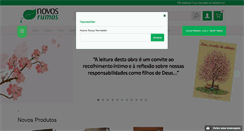 Desktop Screenshot of lojanovosrumos.com.br